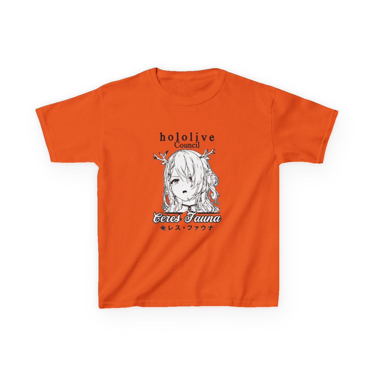 Ceres Fauna Hololive English Council Kids T-Shirt - alternate angle 2, merchandise