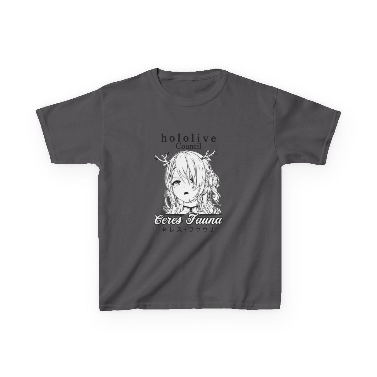 Ceres Fauna Hololive English Council Kids T-Shirt - alternate angle 5, merchandise