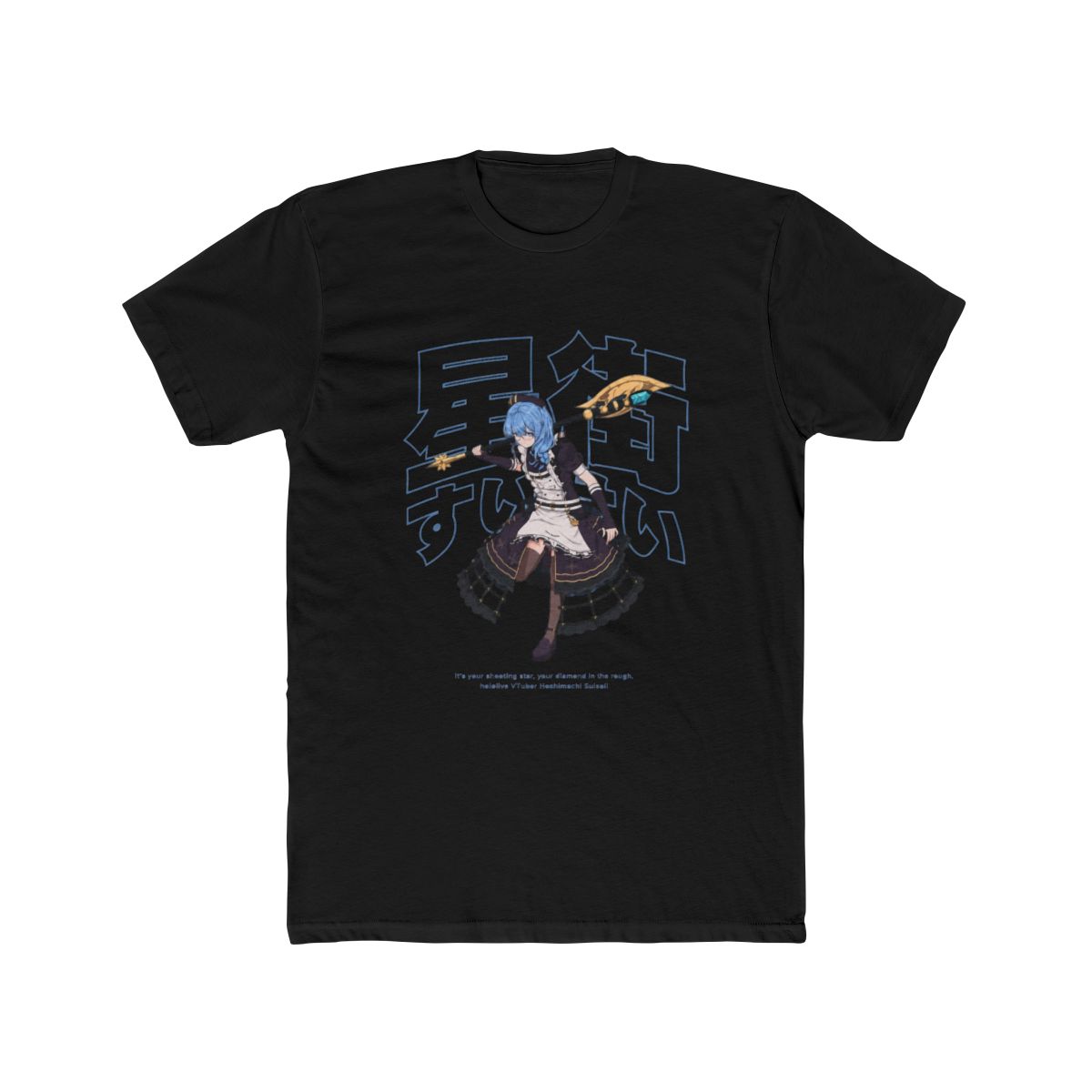 Hoshimachi Suisei Battle Maid Hololive T Shirt | Hololive EN - alternate angle 5, merchandise