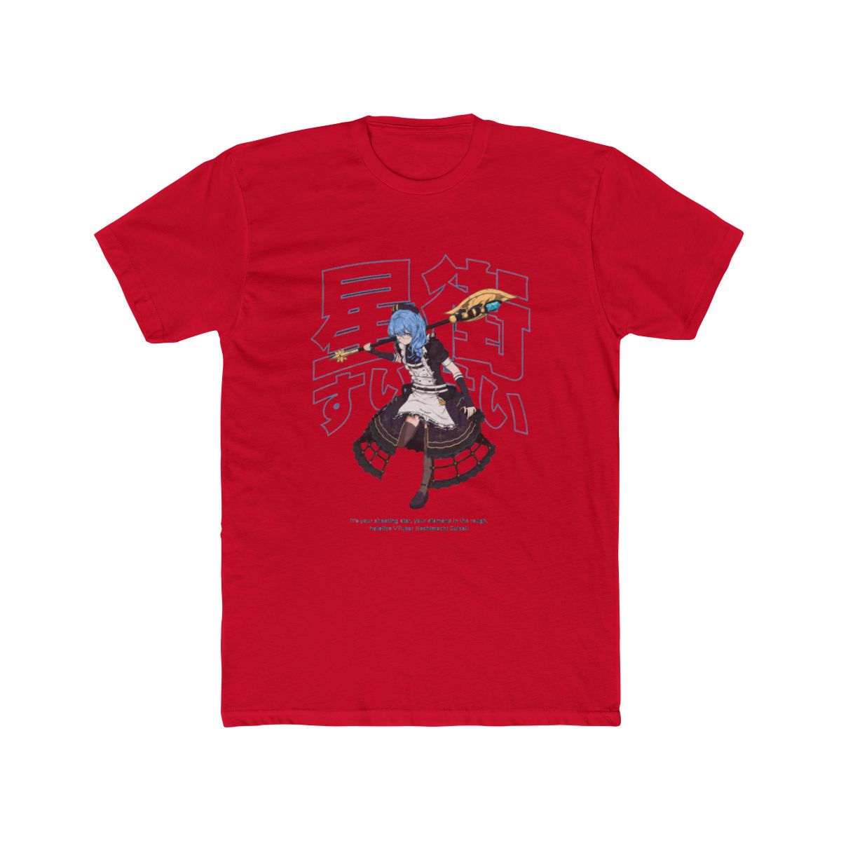Hoshimachi Suisei Battle Maid Hololive T Shirt | Hololive EN - alternate angle 4, merchandise