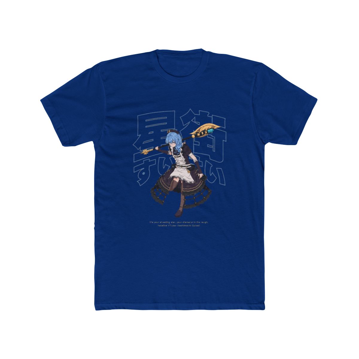 Hoshimachi Suisei Battle Maid Hololive T Shirt | Hololive EN - alternate angle 5, merchandise