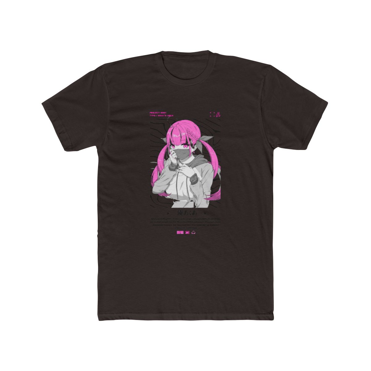 Hololive Japan Minato Aqua T Shirt | Hololive EN - alternate angle 5, merchandise