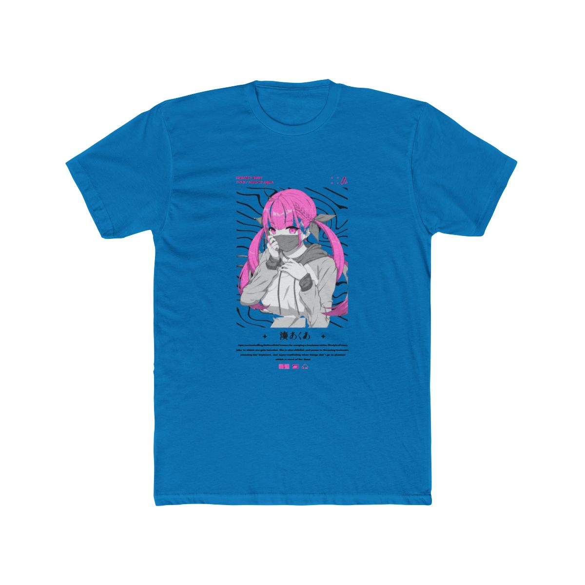 Hololive Japan Minato Aqua T Shirt | Hololive EN - alternate angle 4, merchandise