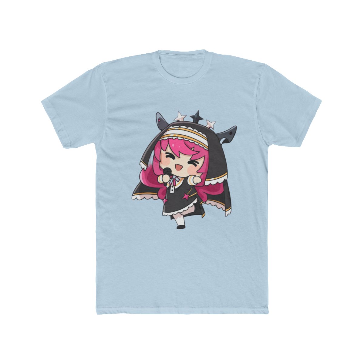 IRyS Chibi Idol | Hololive EN VTuber Fan Art T Shirt - alternate angle 5, merchandise